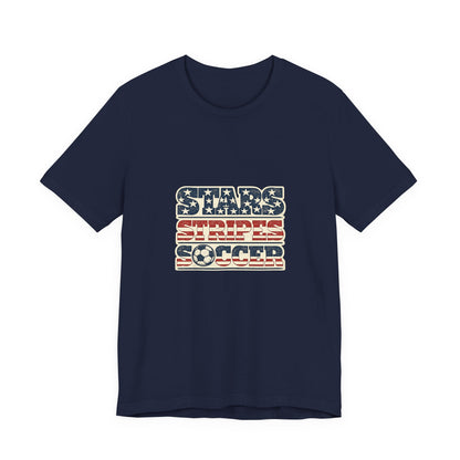 Stars Stripes Soccer Tee | Vintage Wordmark