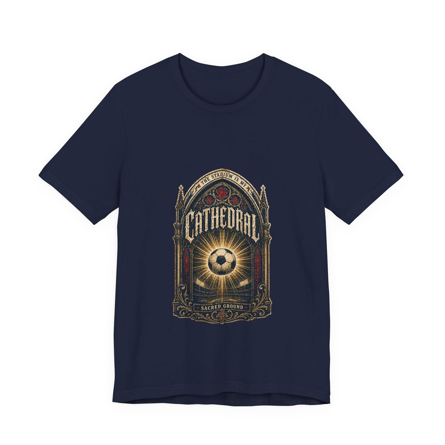 Stadium Cathedral Tee | Soccer Devotion
