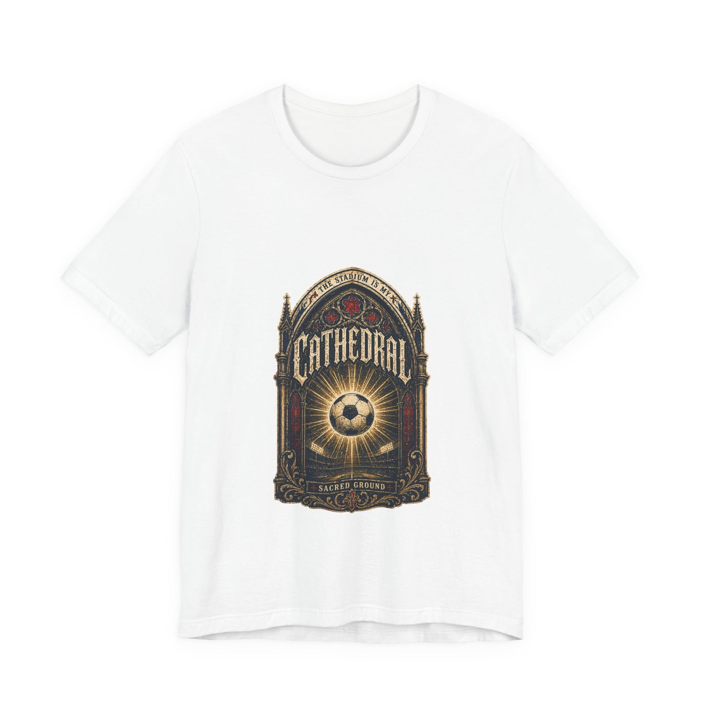 Stadium Cathedral Tee | Soccer Devotion