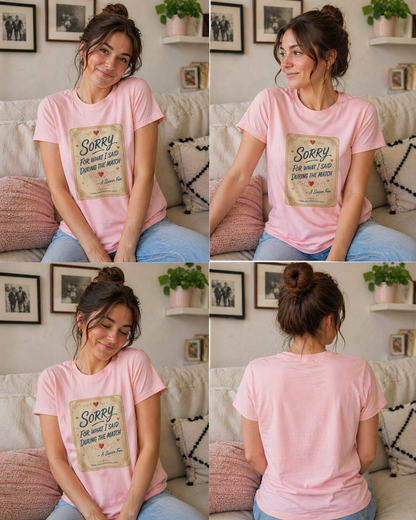 Sorry For Match Behavior Tee | Soccer Humor