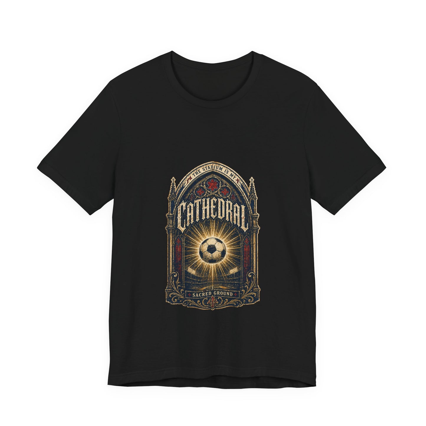 Stadium Cathedral Tee | Soccer Devotion