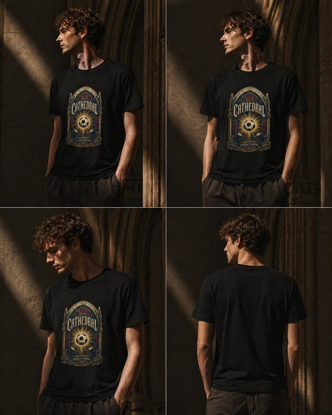 Stadium Cathedral Tee | Soccer Devotion