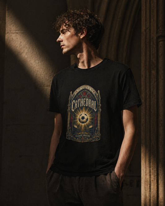 Stadium Cathedral Tee | Soccer Devotion