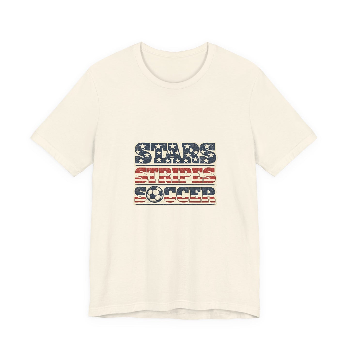 Stars Stripes Soccer Tee | Vintage Wordmark