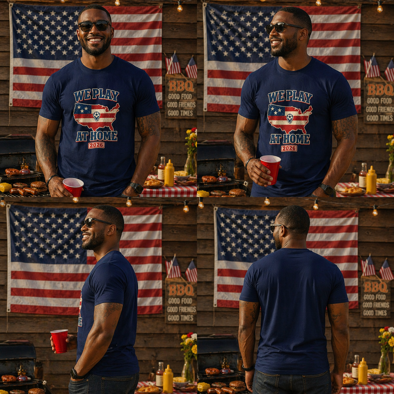 We Play At Home Tee | American Soccer 2026