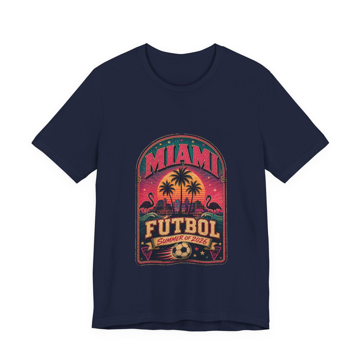 Miami Fútbol Heat Tee | Miami Soccer 2026