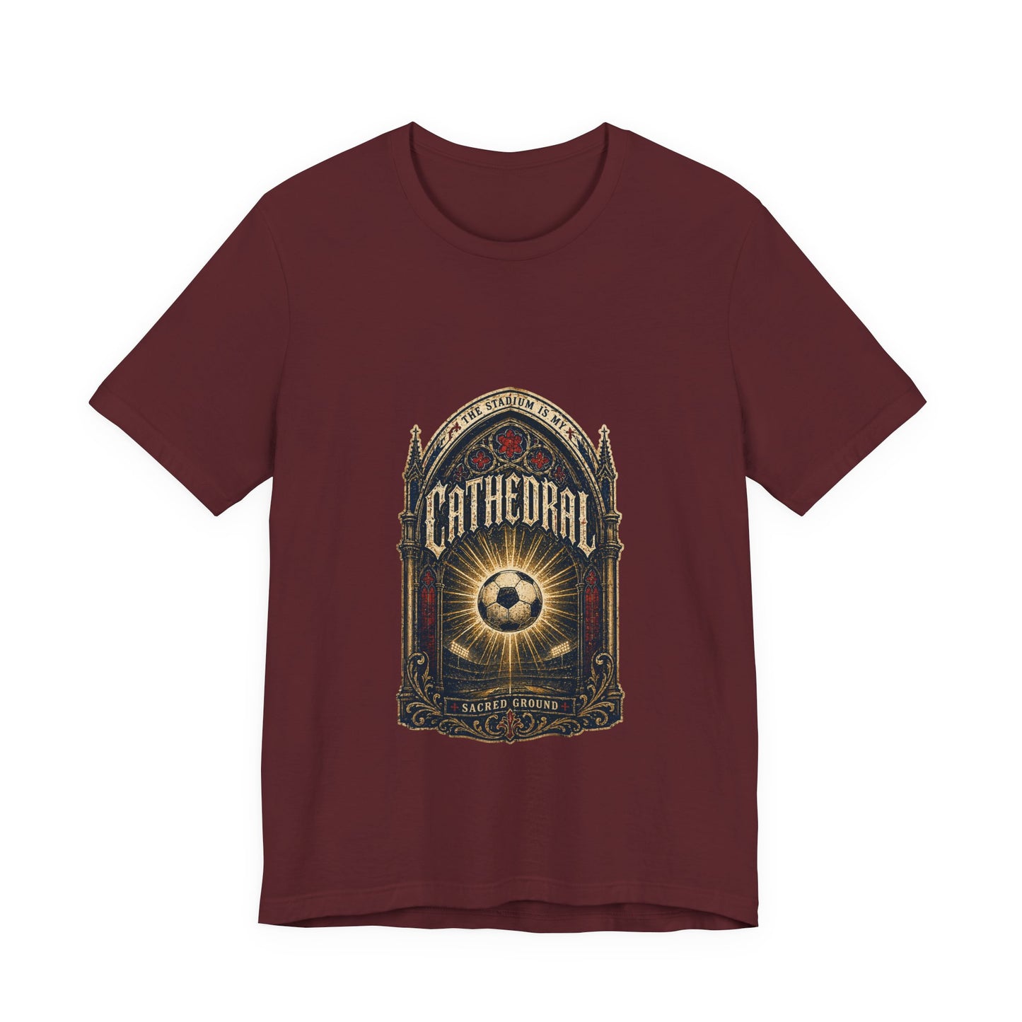 Stadium Cathedral Tee | Soccer Devotion
