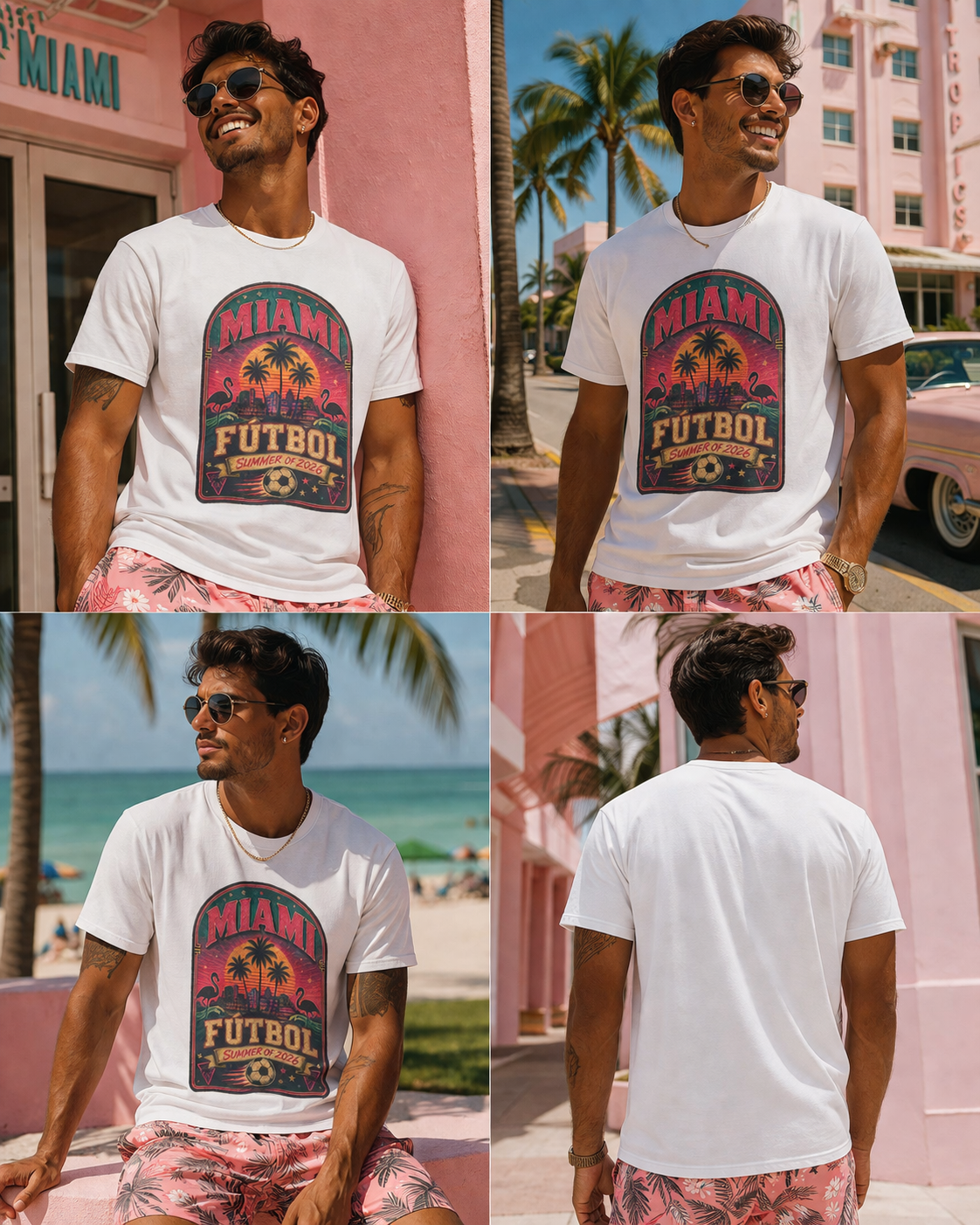 Miami Fútbol Heat Tee | Miami Soccer 2026